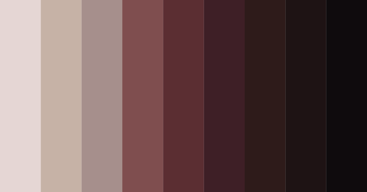 Download dark burgundy color palette PNG image (landscape)