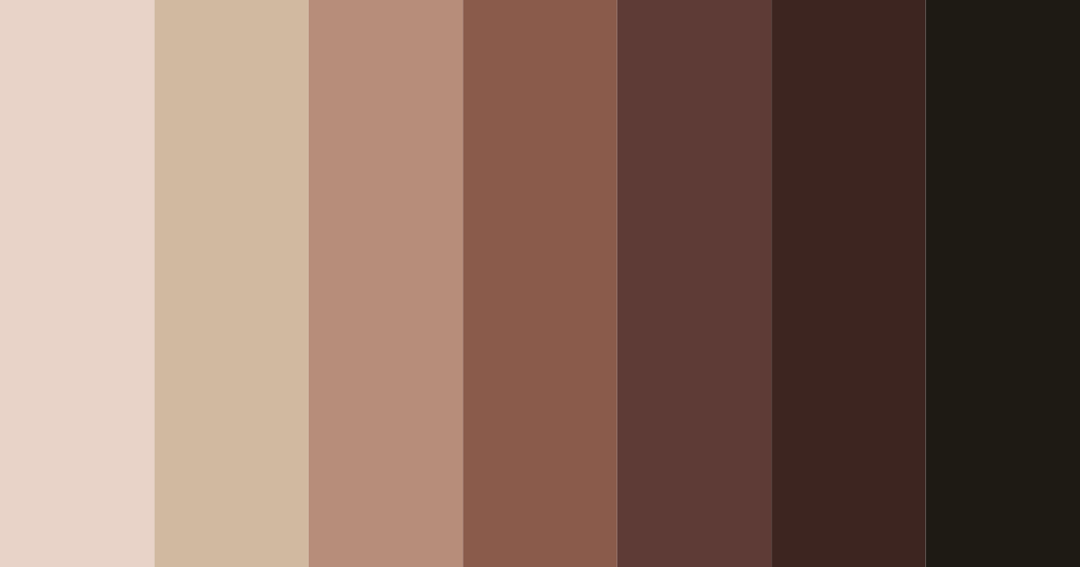 Download brown grace color palette PNG image (landscape)