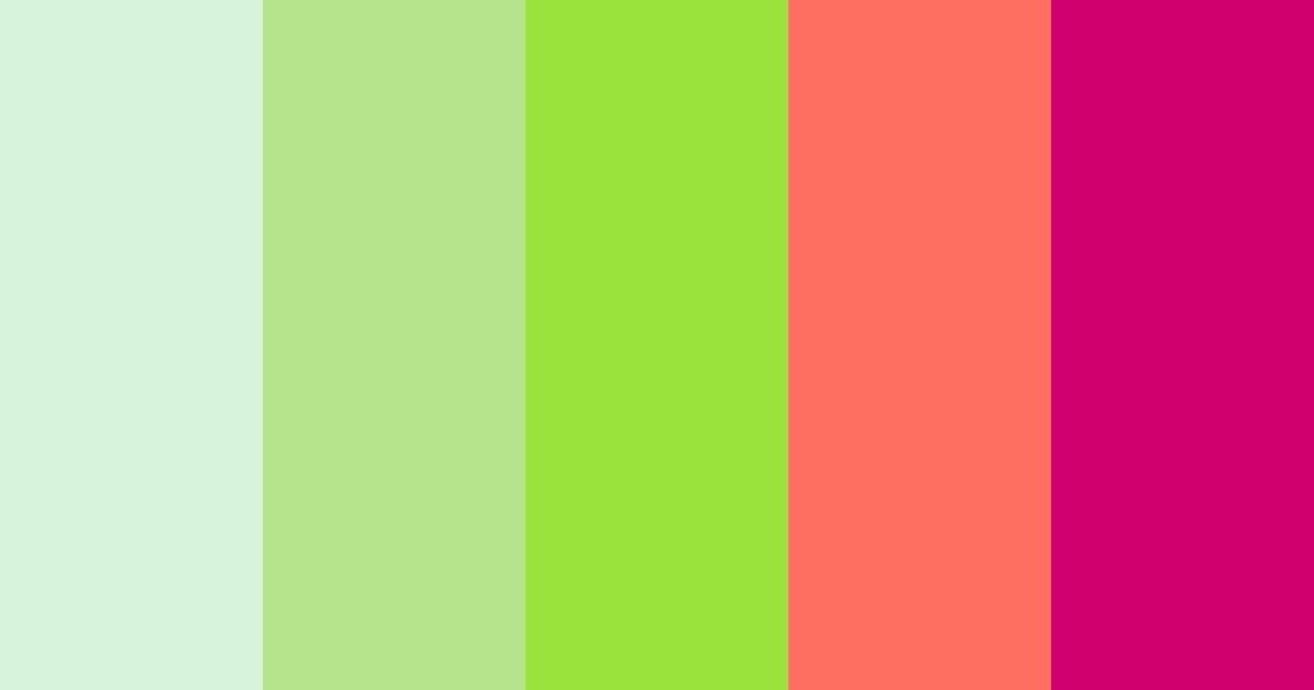 Download light green and pink garden color palette PNG image (landscape)