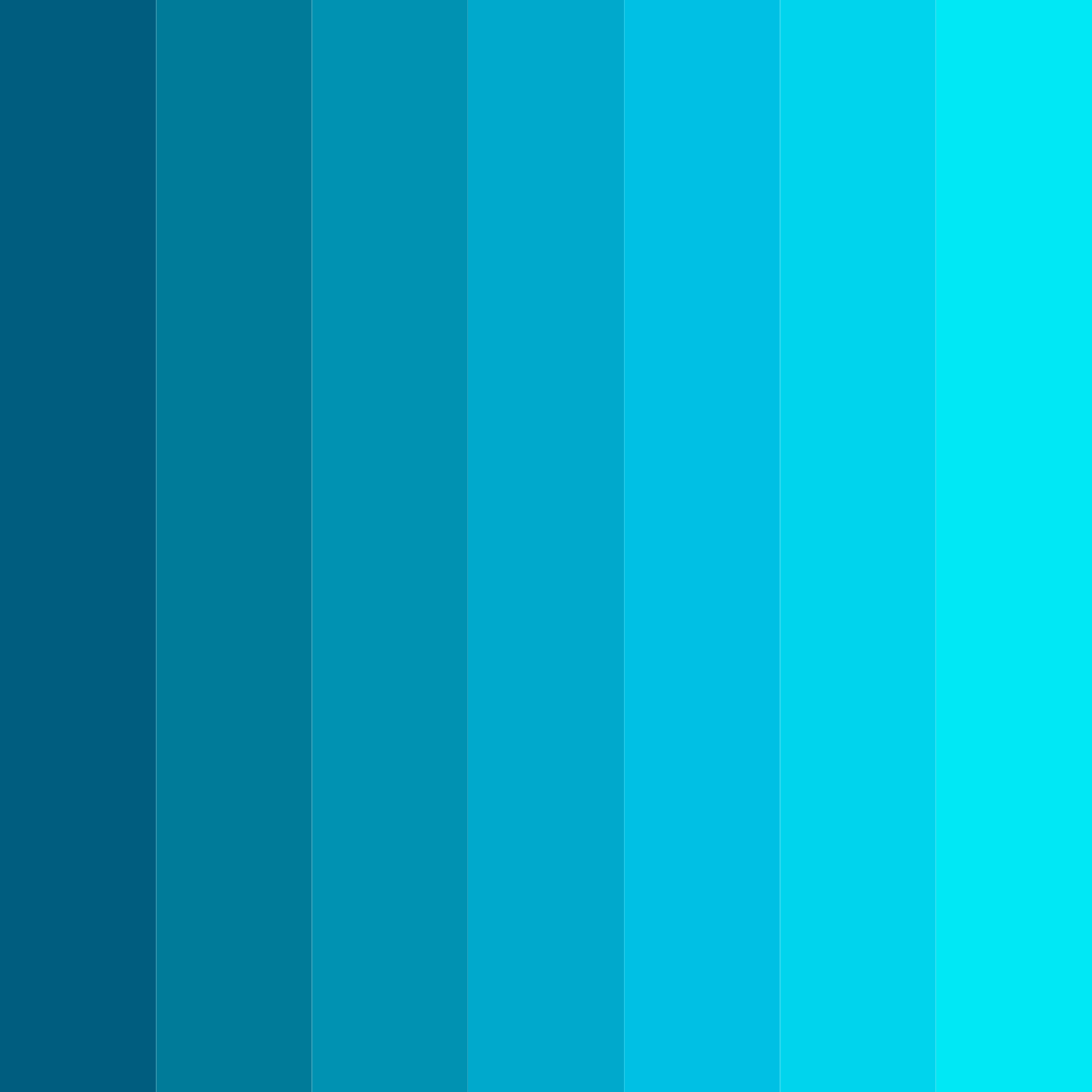 Download oceanic dreams color palette PNG image (square)