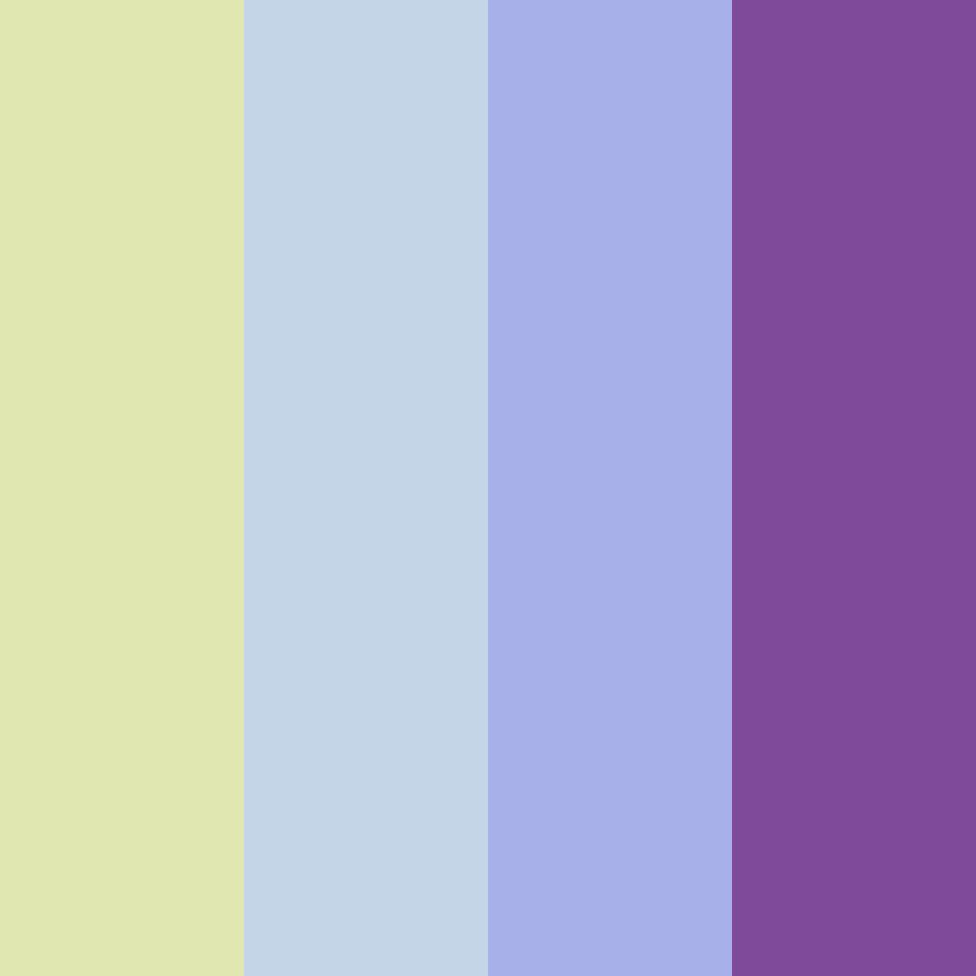 Download lime lavender dreams color palette PNG image (square)
