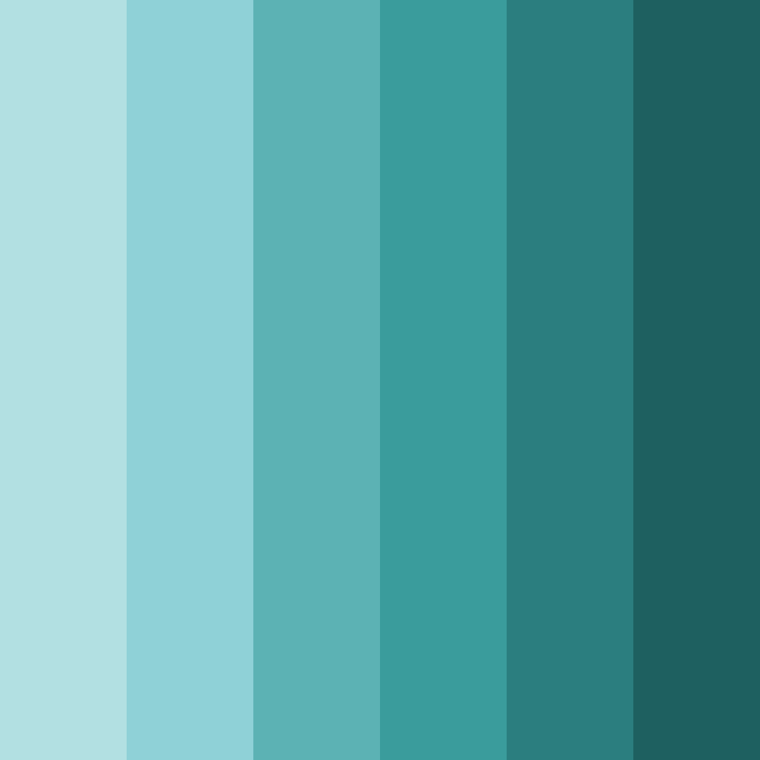 Download bright teal color palette PNG image (square)