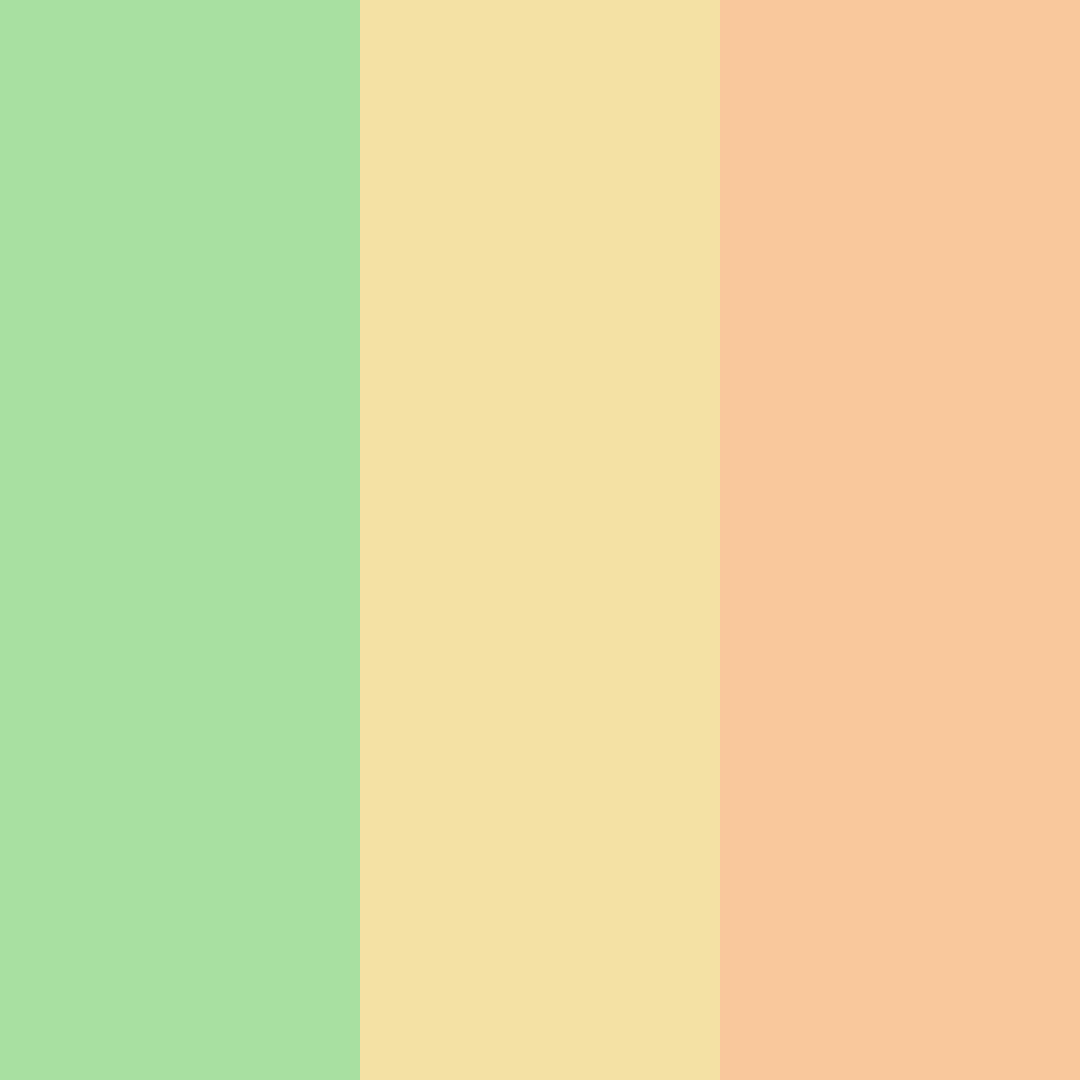 Download sunny citrus dream color palette PNG image (square)