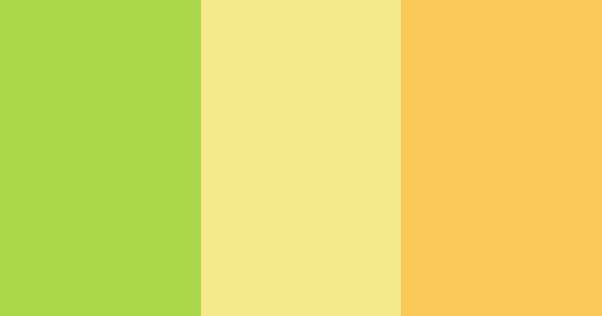 Download sunlit citrus bliss color palette PNG image (landscape)