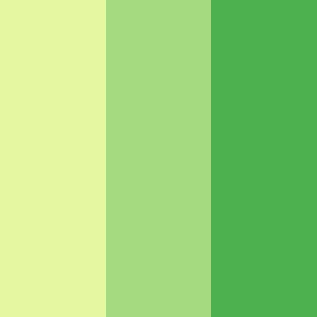 Download lime green sunshine color palette PNG image (square)