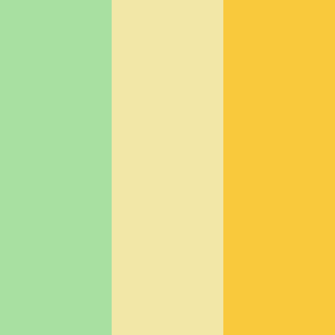 Download luminous citrus breeze color palette PNG image (square)