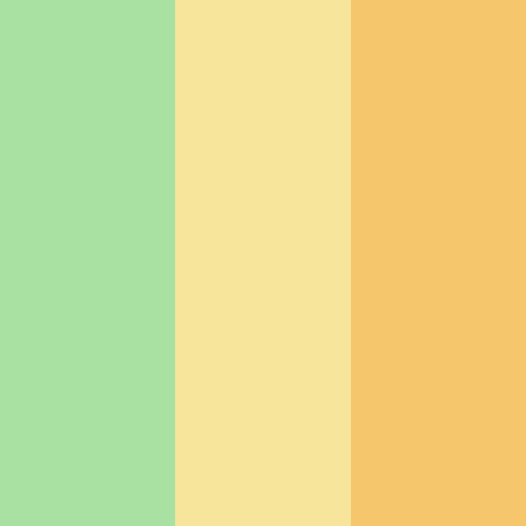 Download sunny green color palette PNG image (square)