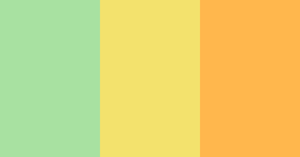 Download citrus breeze harmony color palette PNG image (landscape)