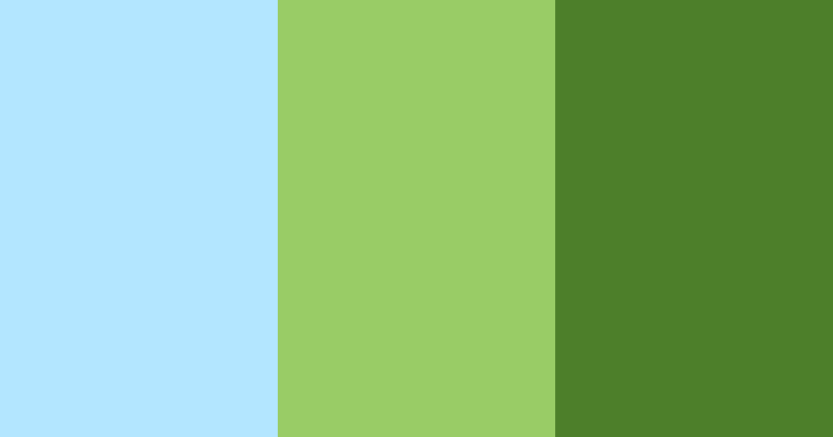 Download sky blue green color palette PNG image (landscape)