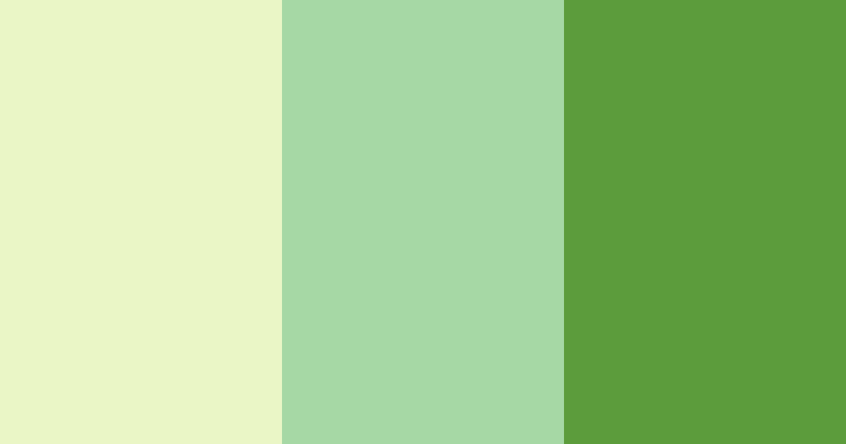 Download sunny green color palette PNG image (landscape)