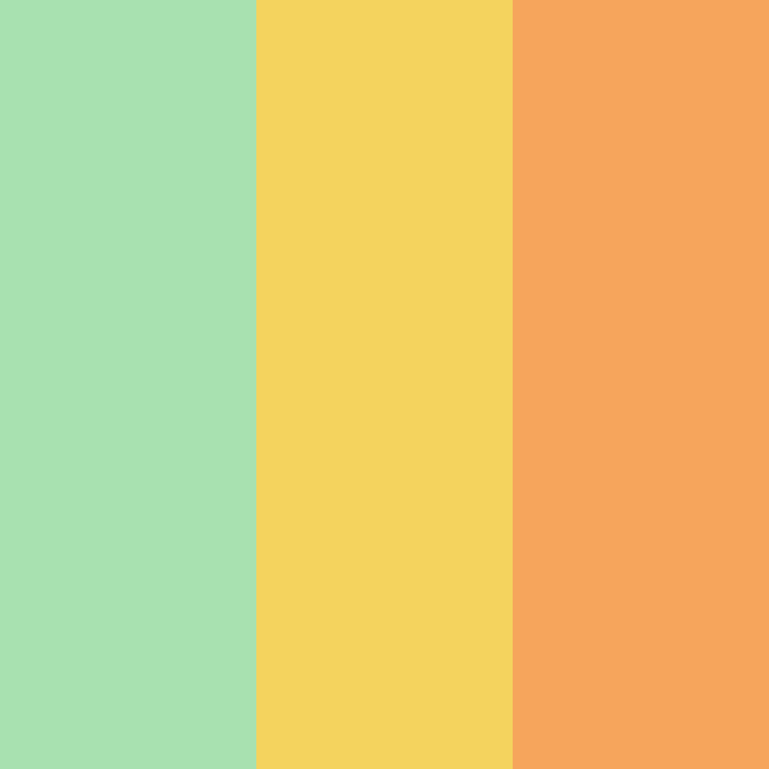 Download sunny green color palette PNG image (square)