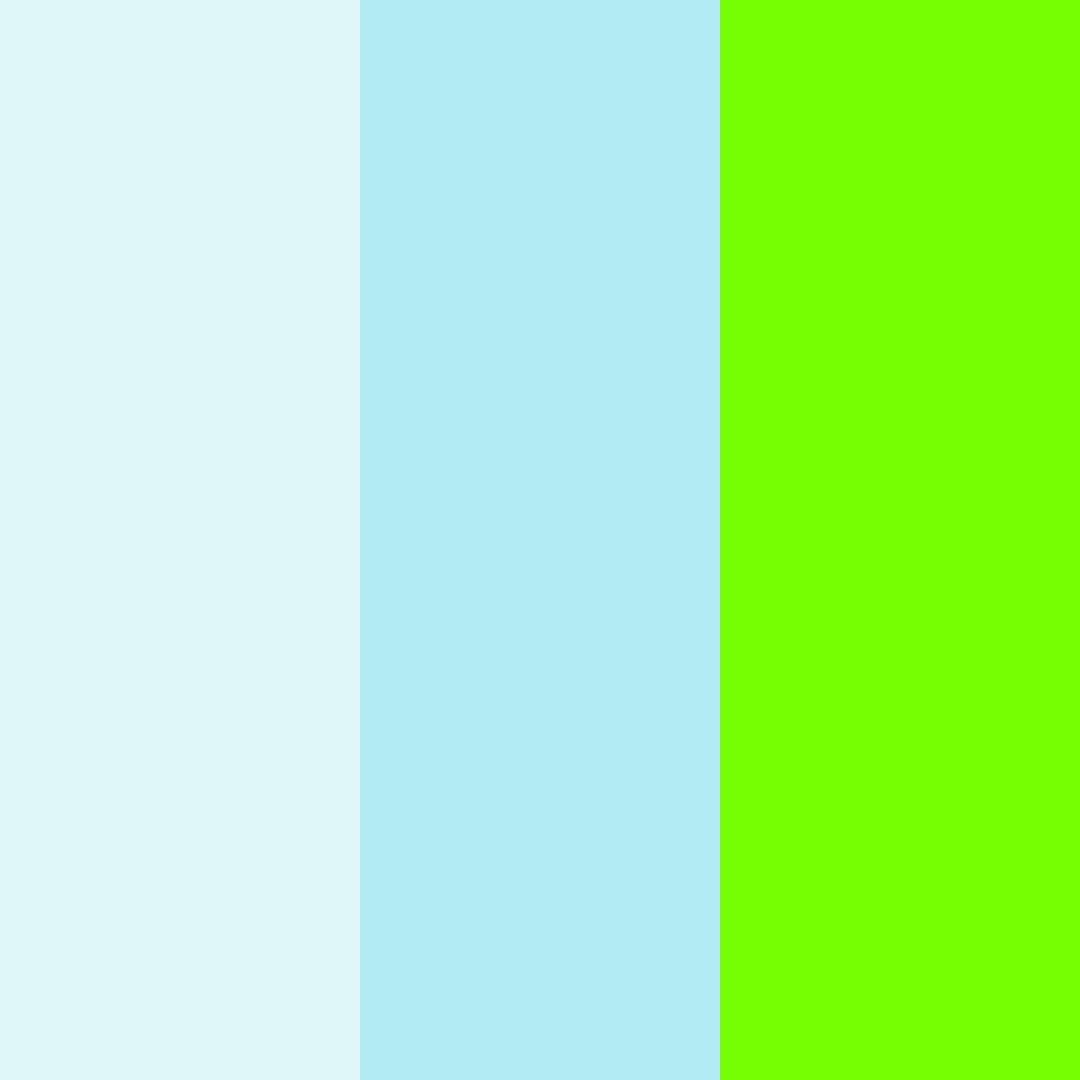 Download luminous sky garden color palette PNG image (square)