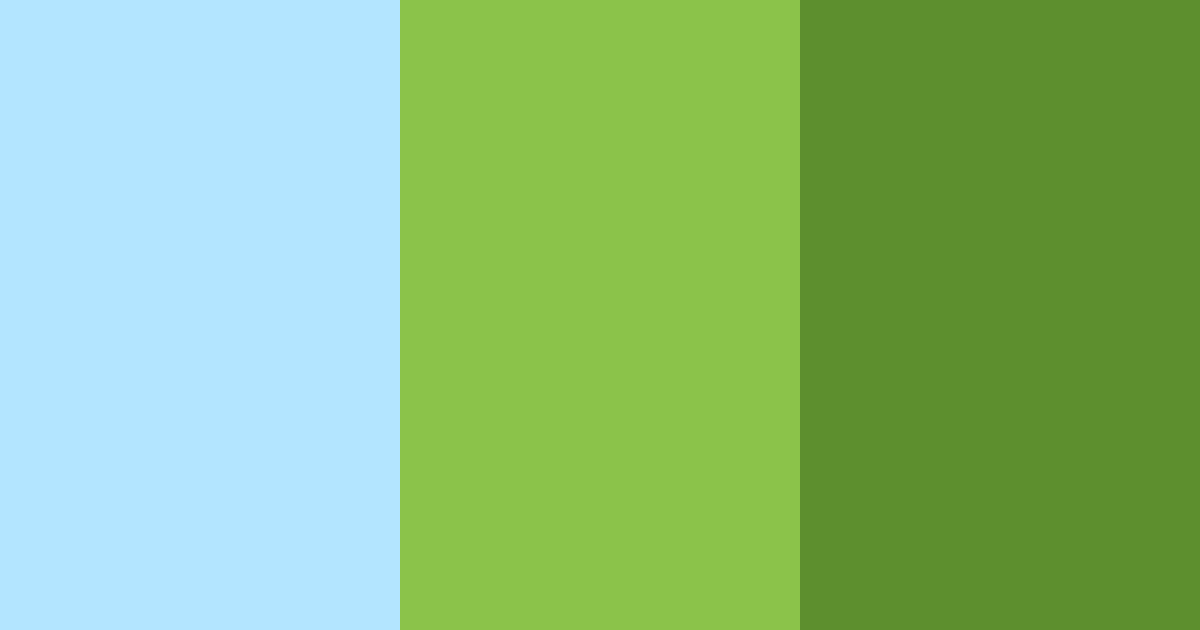 Download sky blue green color palette PNG image (landscape)