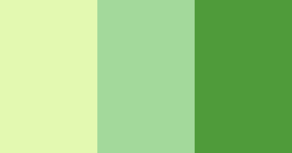 Download lime green bliss color palette PNG image (landscape)