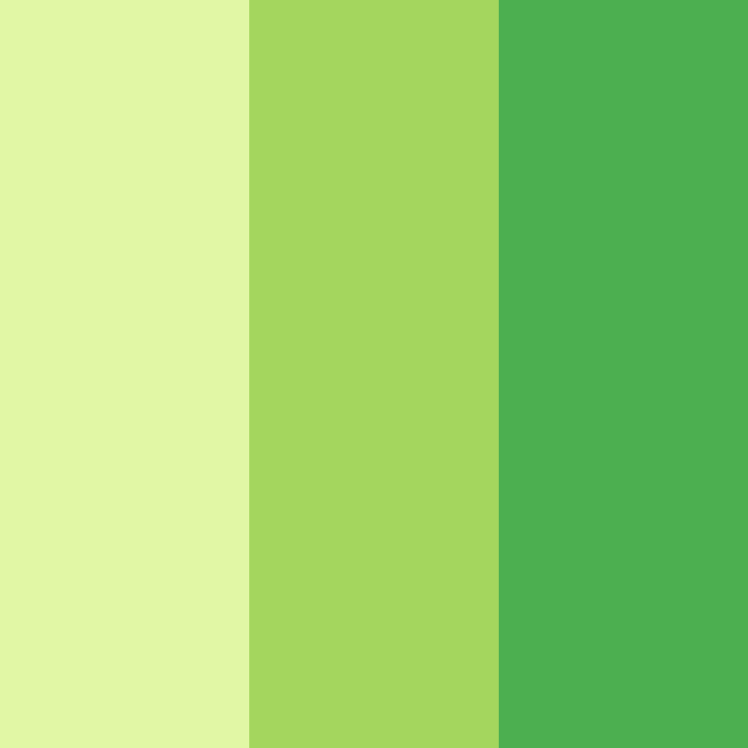 Download bright green color palette PNG image (square)