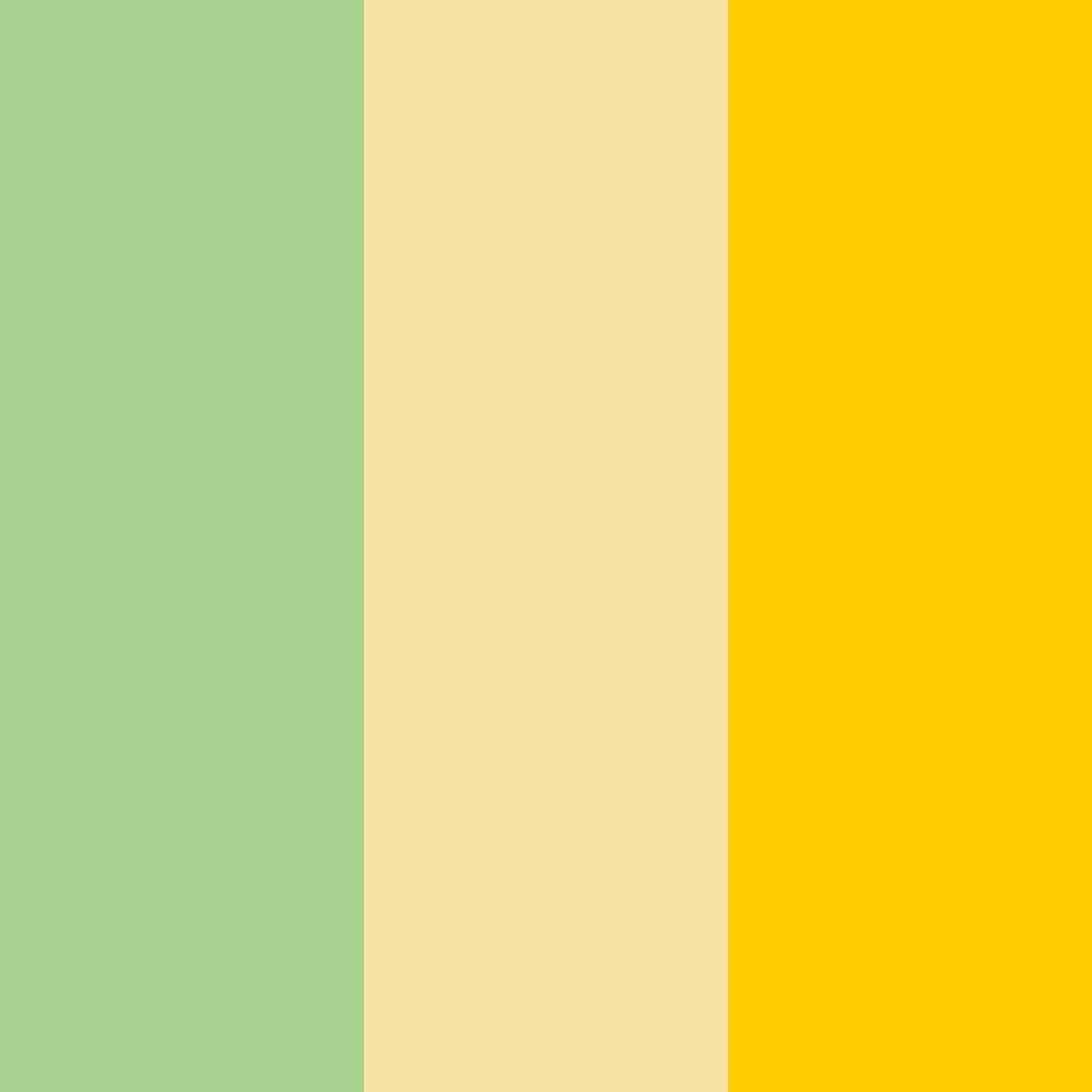 Download sunny yellow color palette PNG image (square)