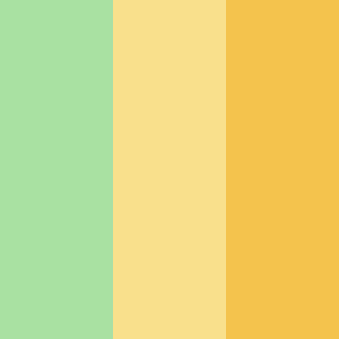 Download sunny green color palette PNG image (square)