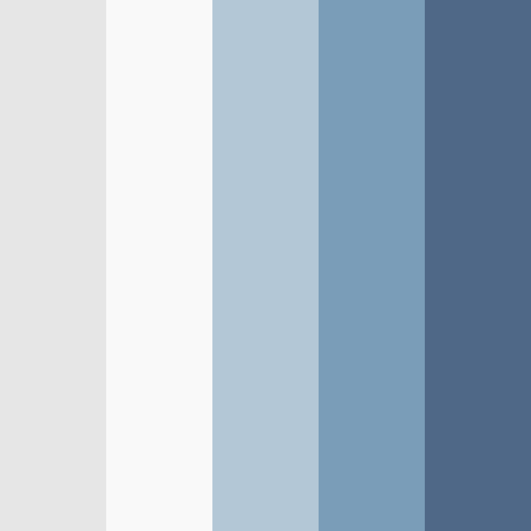 Download serene skyline color palette PNG image (square)