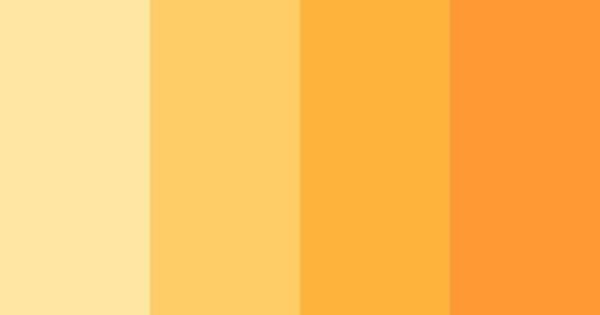 Download sunny citrus dreams color palette PNG image (landscape)
