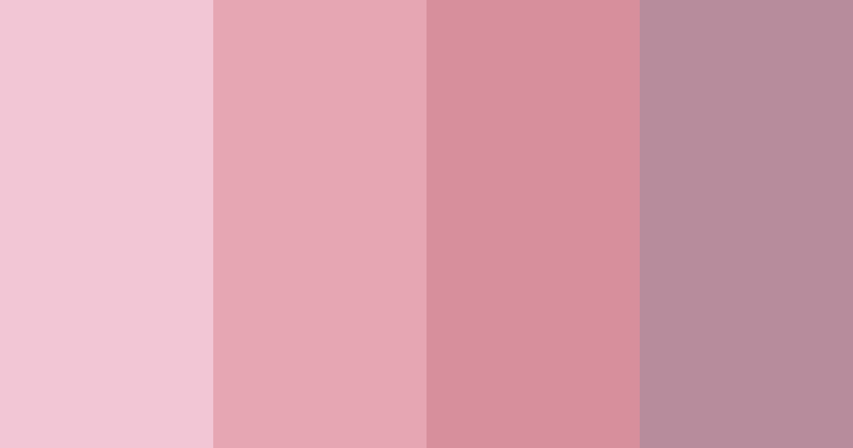 Download blossom blush color palette PNG image (landscape)