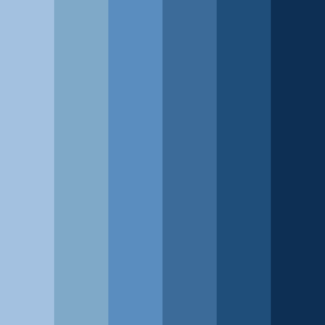 Download shades of navy blue color palette PNG image (square)