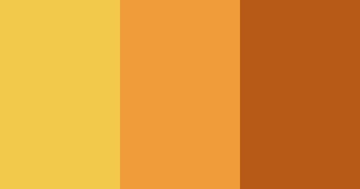 Download bright yellow orange color palette PNG image (landscape)