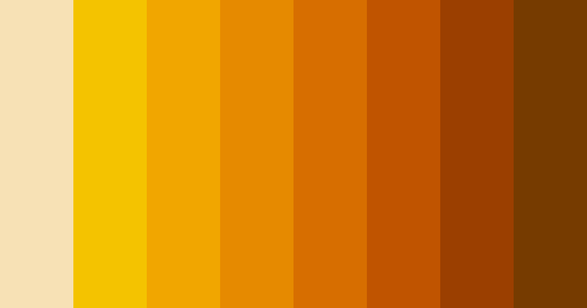 Download golden ember sunset color palette PNG image (landscape)
