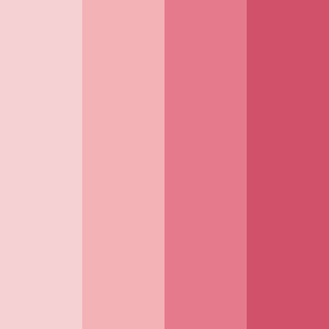 Download blushing bouquet color palette PNG image (square)