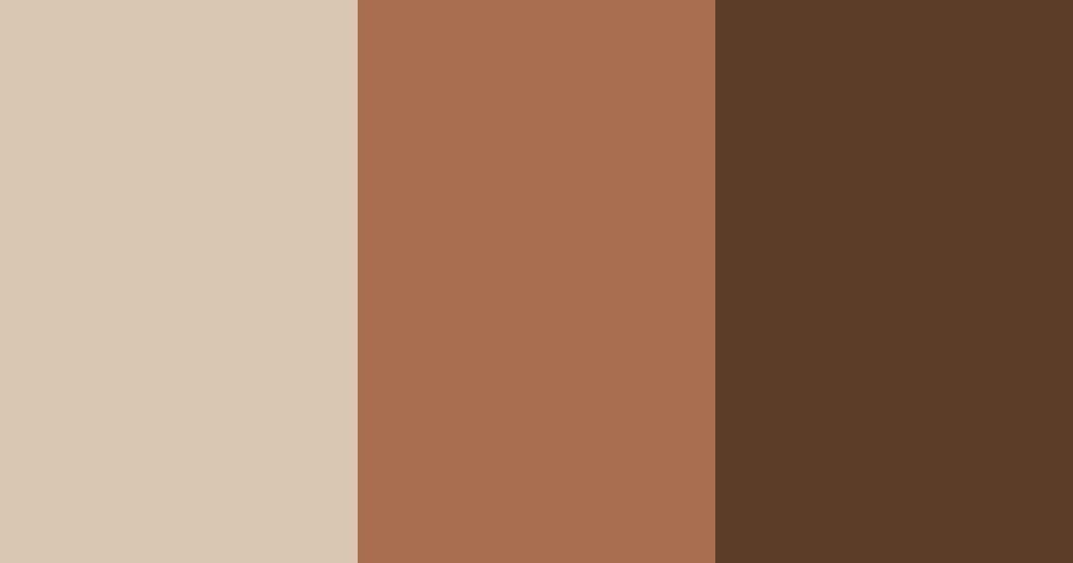 Download warm brown color palette PNG image (landscape)