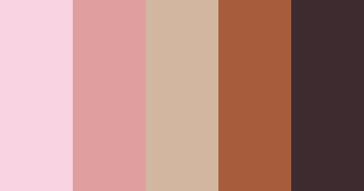 Download blush & bark color palette PNG image (landscape)