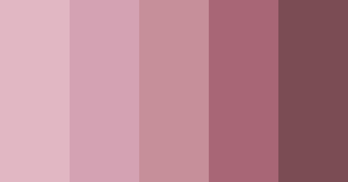 Download mauve brown harmony color palette PNG image (landscape)
