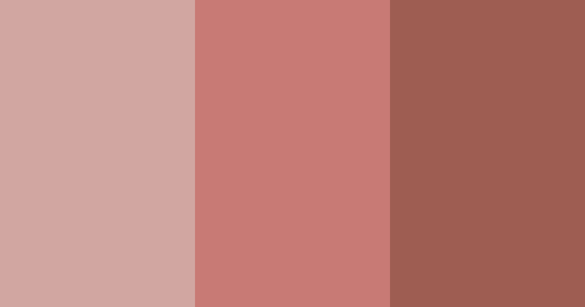 Download rose brown shades color palette PNG image (landscape)