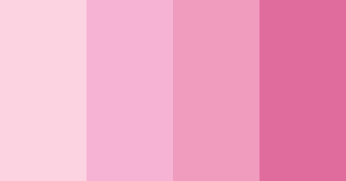 Download blushing blossom color palette PNG image (landscape)