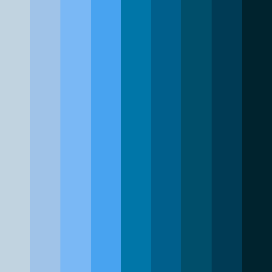 Download digital ocean color palette PNG image (square)
