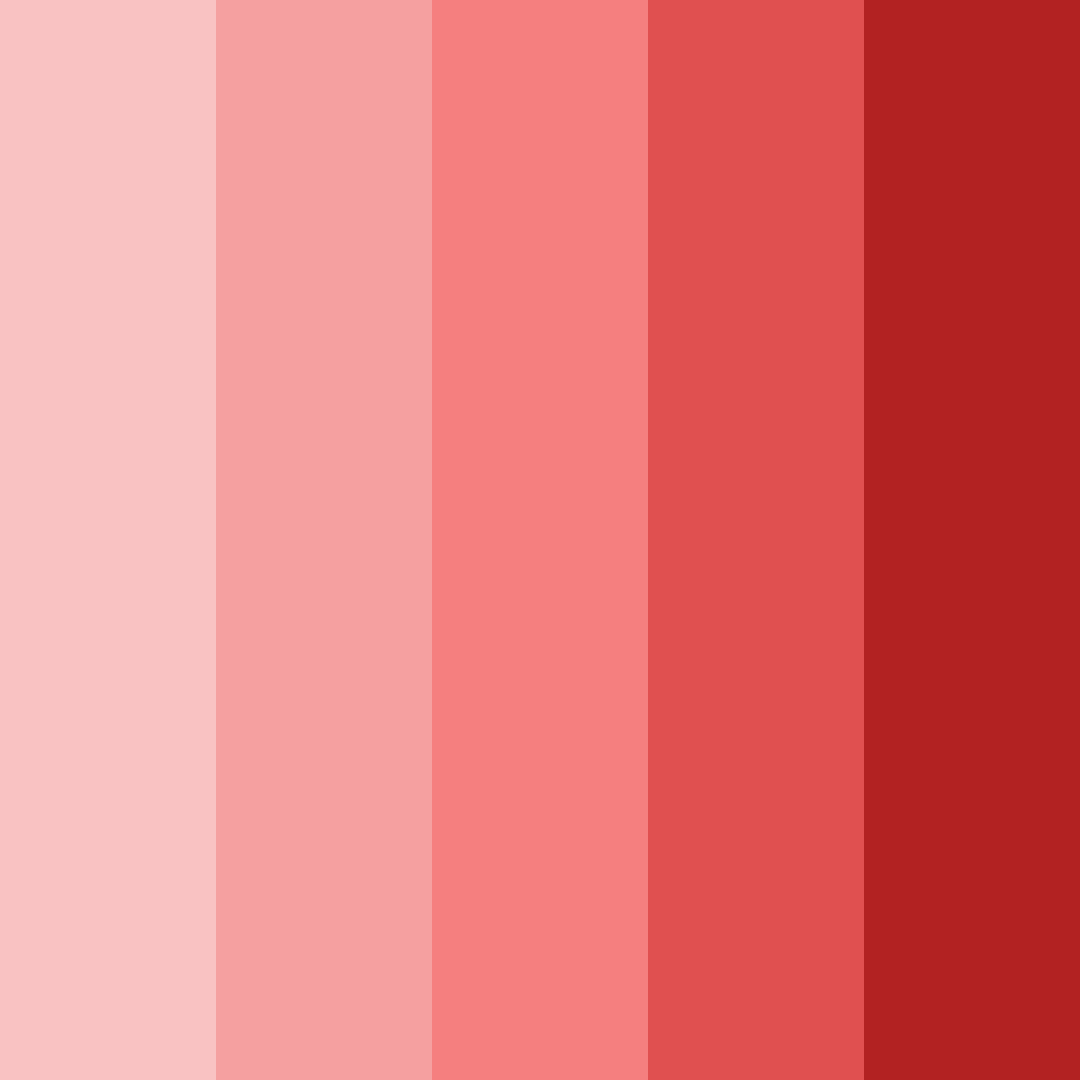 Download red strawberry color palette PNG image (square)