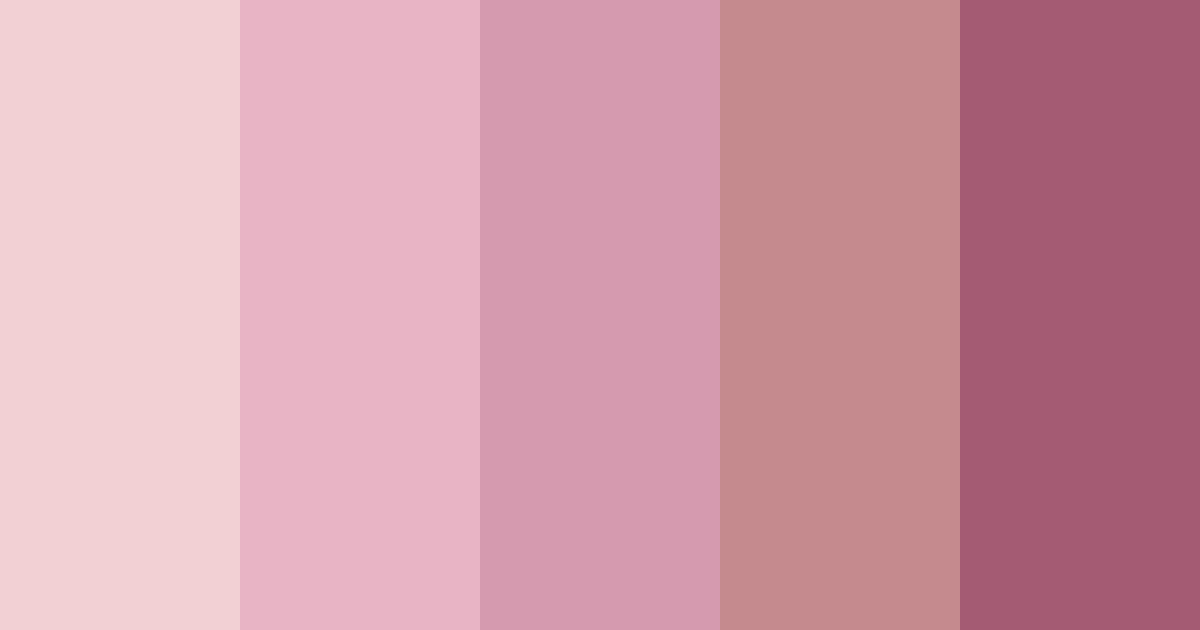 Download blushing embrace color palette PNG image (landscape)