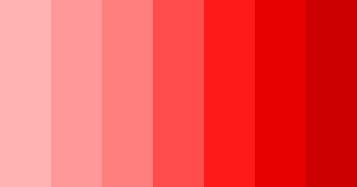 Download red rainbow color palette PNG image (landscape)