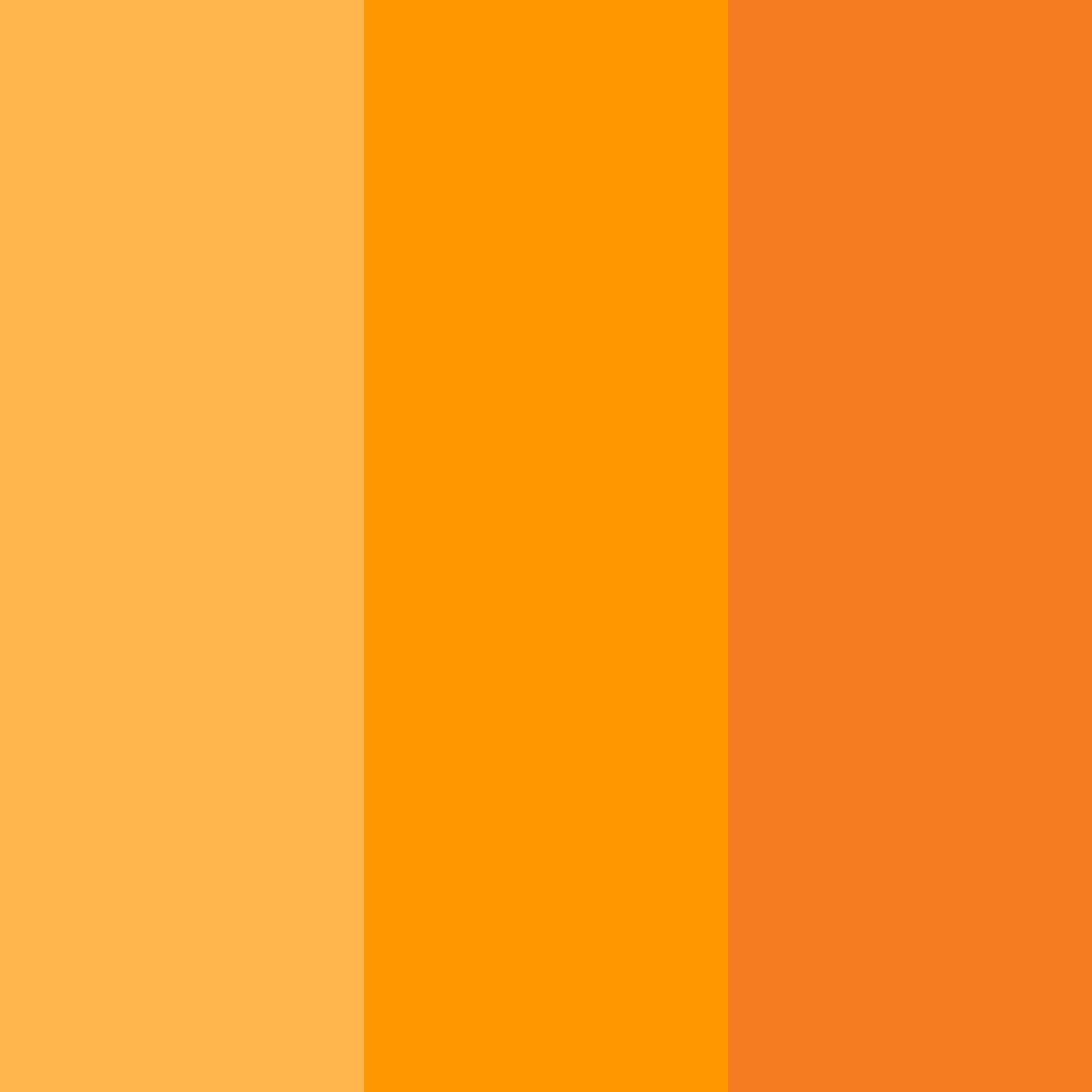 Download citrus sunset color palette PNG image (square)