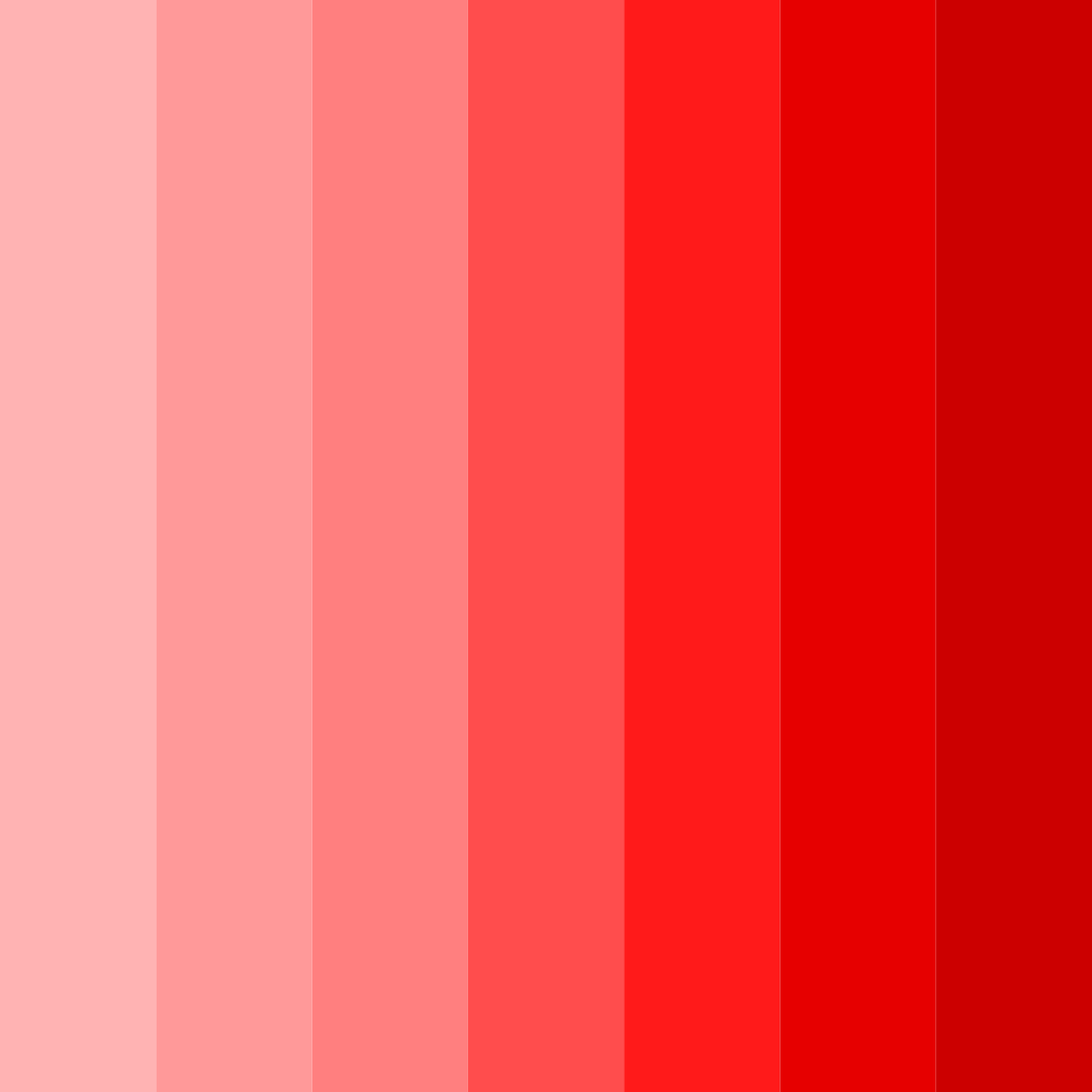 Download red rainbow color palette PNG image (square)