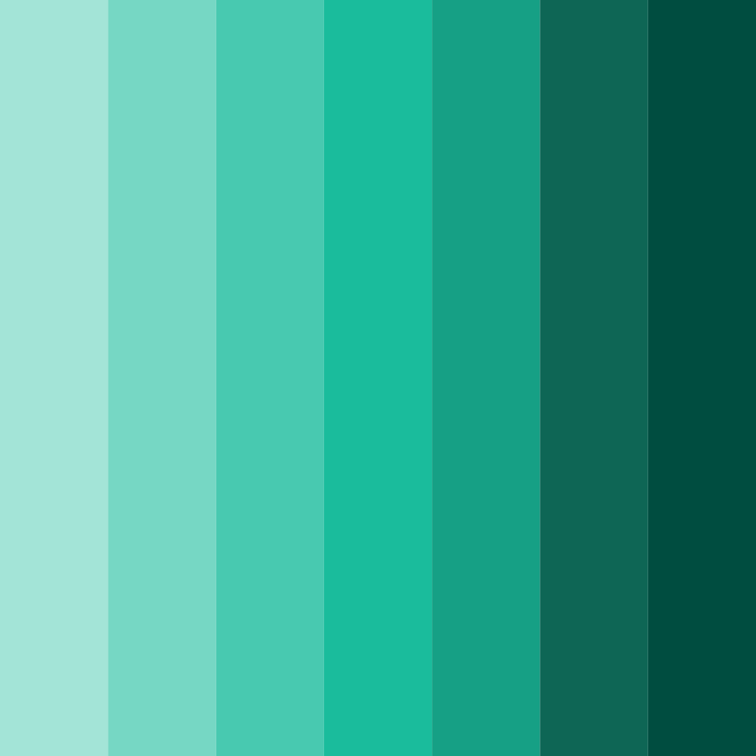 Download azure oasis color palette PNG image (square)