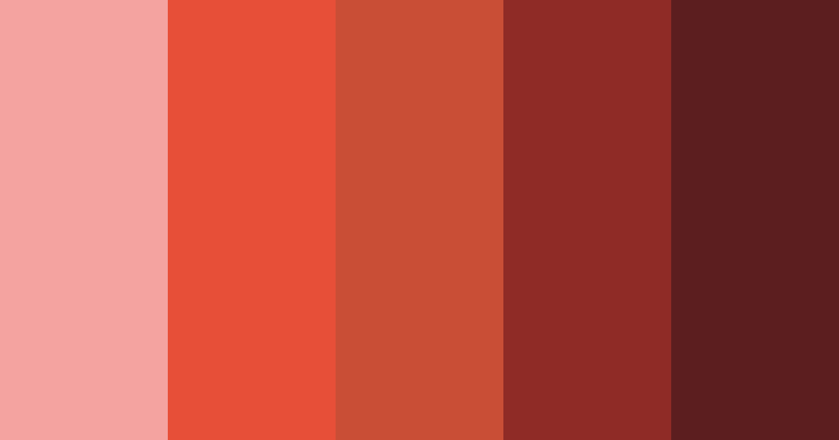 Download sunset blooms color palette PNG image (landscape)