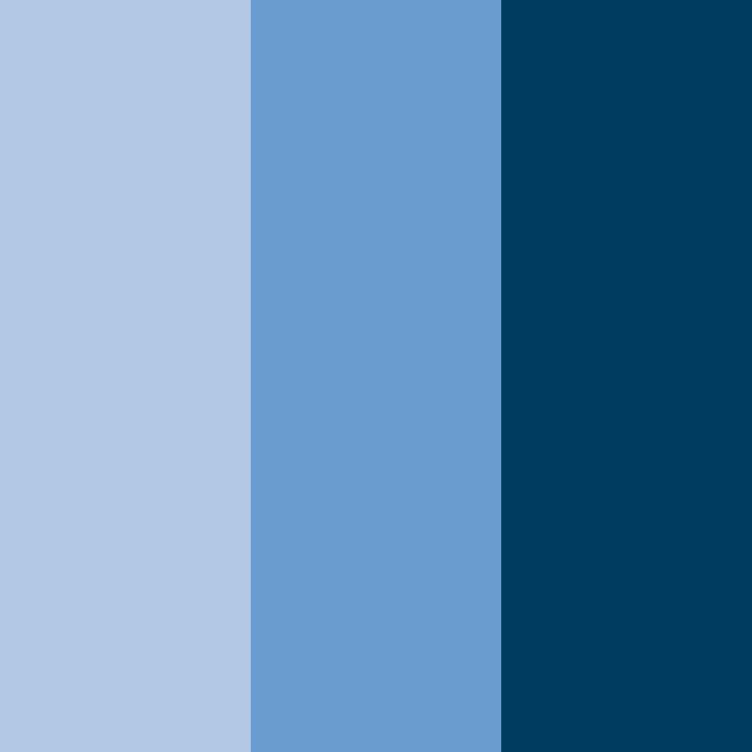 Download prussian blue serenity color palette PNG image (square)