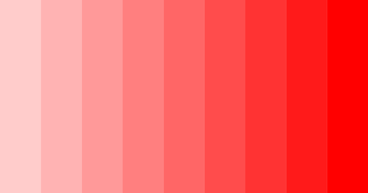 Download red rainbow color palette PNG image (landscape)