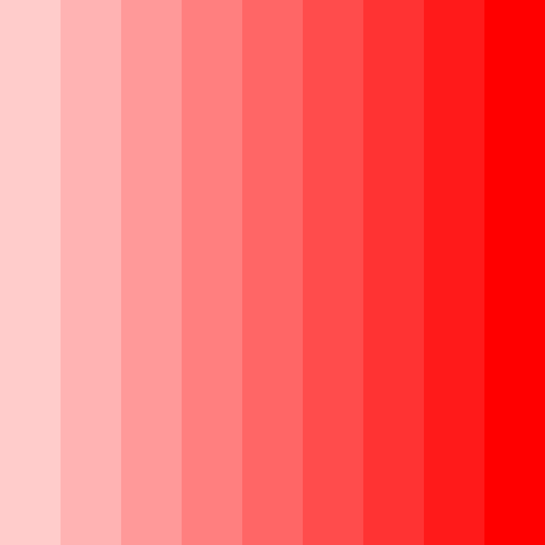 Download red rainbow color palette PNG image (square)