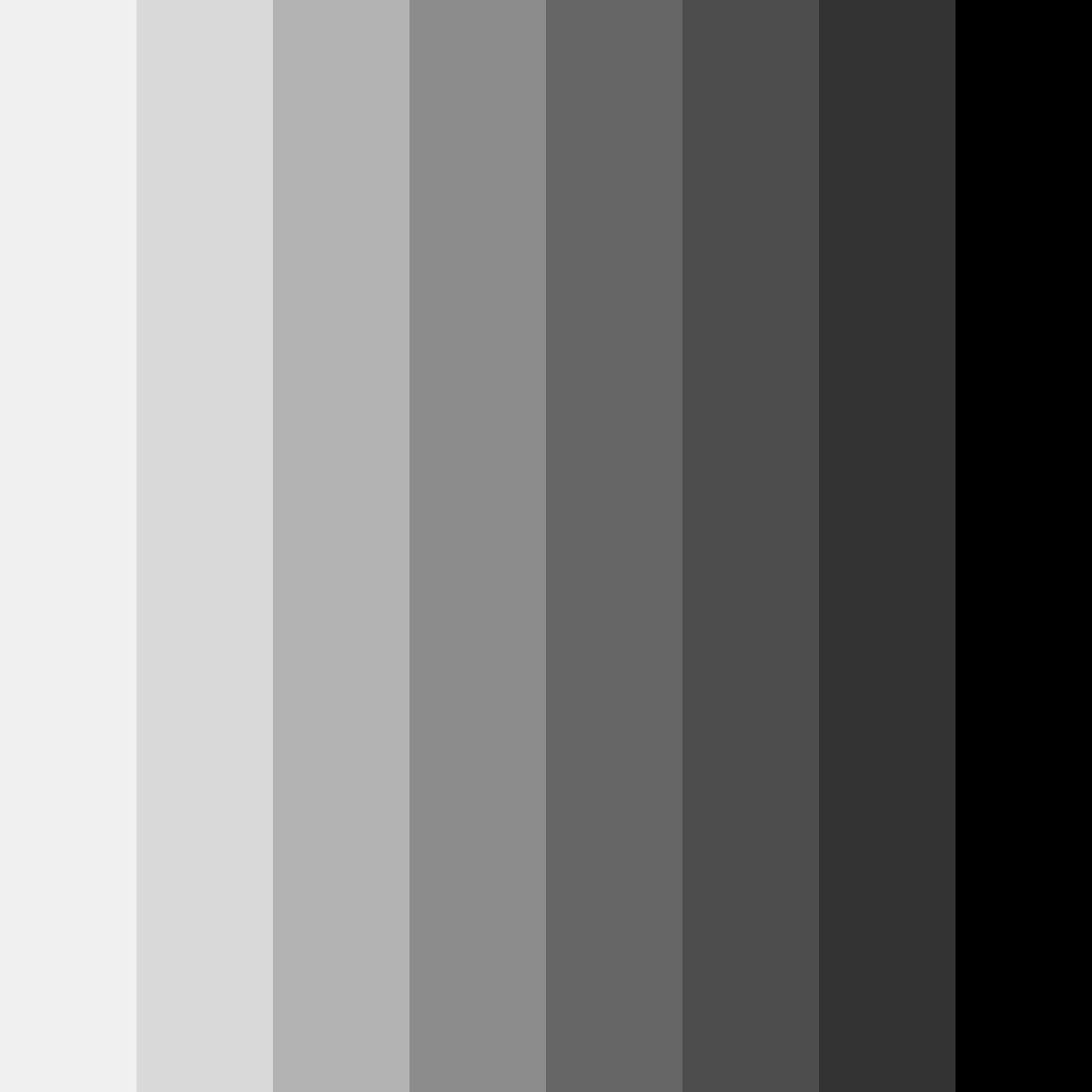 Download shades of shadow color palette PNG image (square)