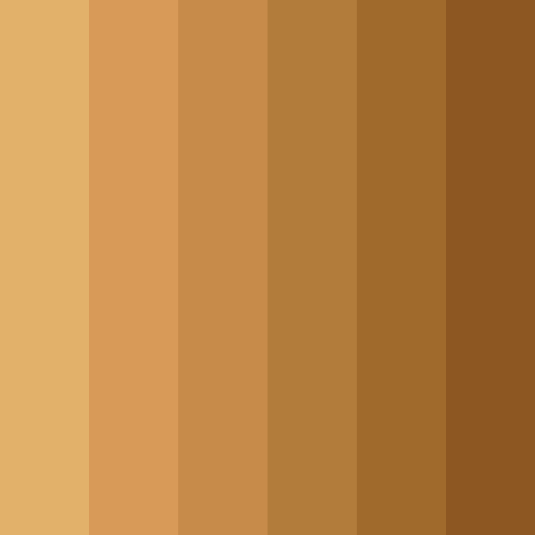 Download golden ember color palette PNG image (square)