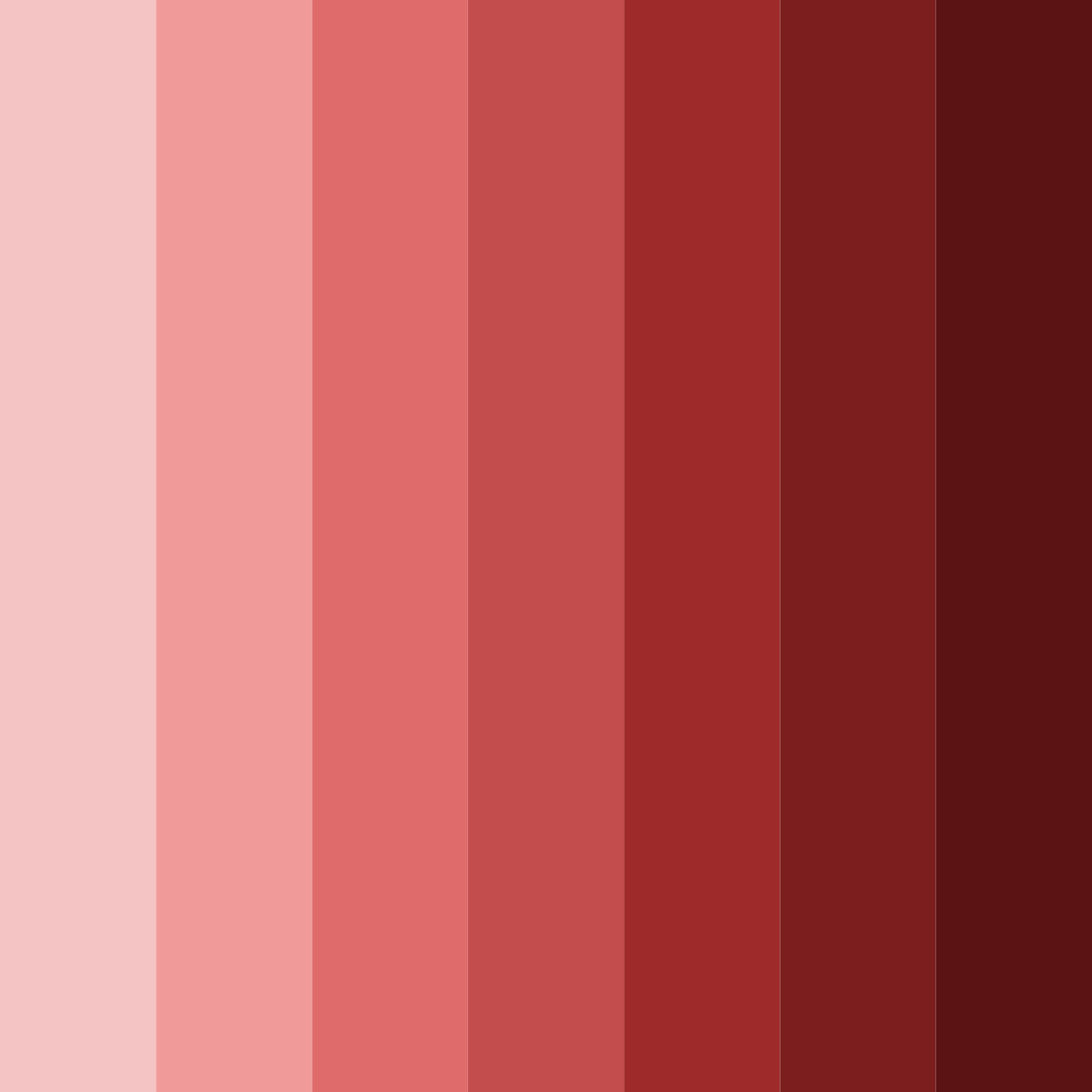 Download burgundy shades color palette PNG image (square)