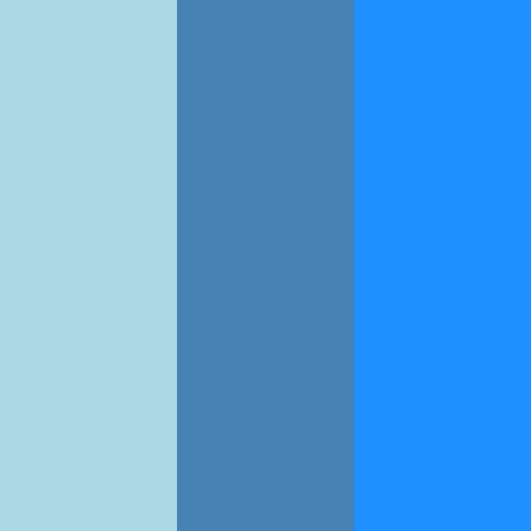 Download azure horizons color palette PNG image (square)