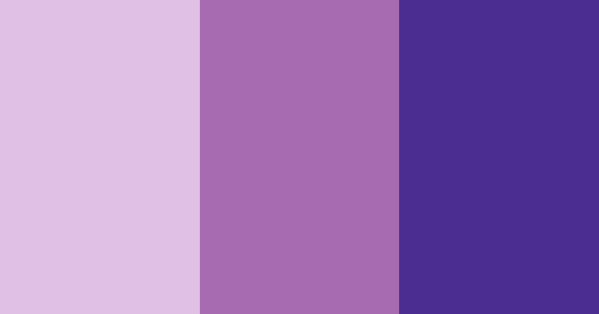 Download royal purple elegance color palette PNG image (landscape)