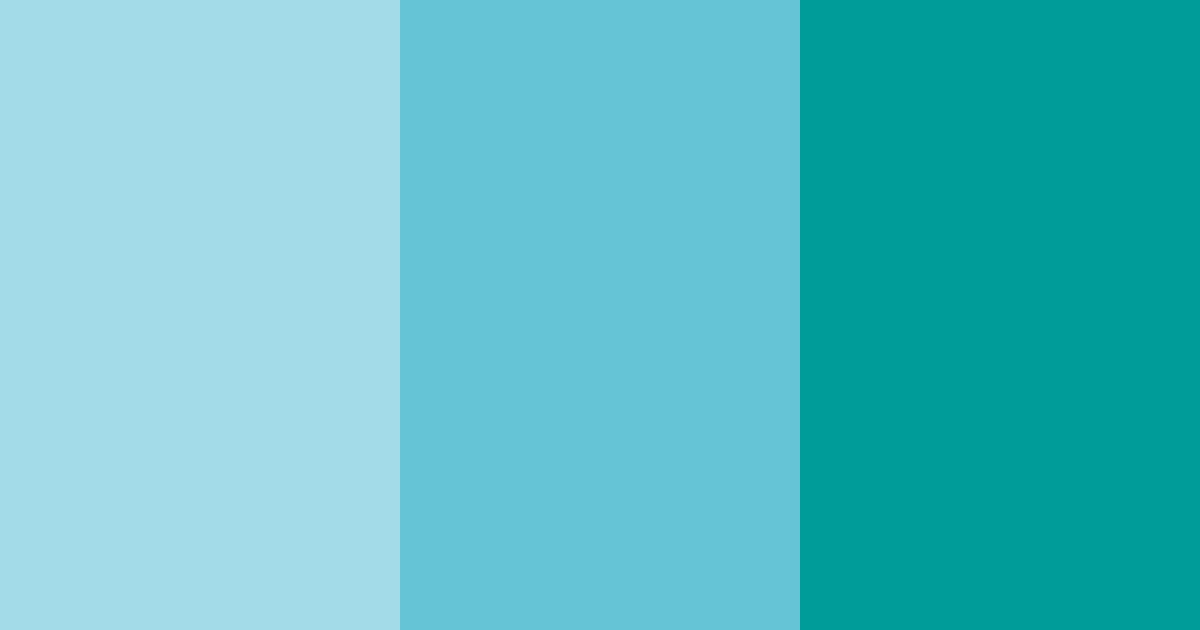 Download teal beach color palette PNG image (landscape)